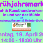 Frühjahrsmarkt in der KulturMühle Buchhagen